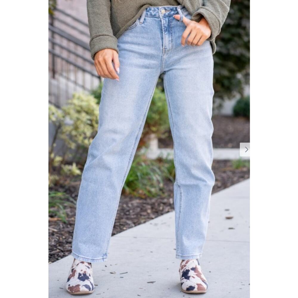 NWT Lovervet Liking Super High Rise Barrel Jeans, Size 29/9